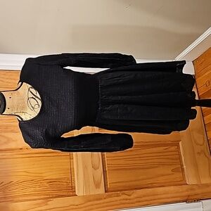 Black long sleeve dress Old Navy extra small petite